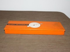 VINTAGE MARBLE METAL BOX GUN CLEANING RIFLE KIT