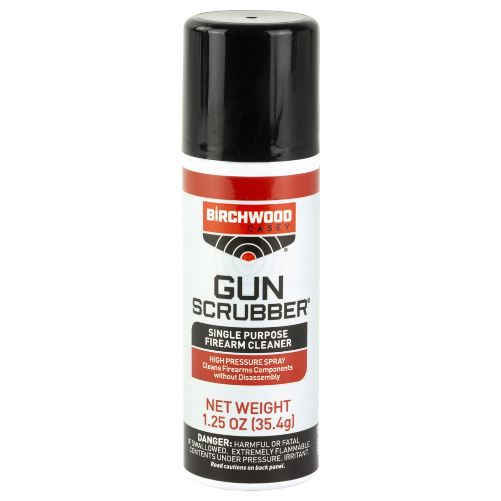 Birchwood Casey Gun Scrubber Spray 1.25oz Aerosol Can Firearm Cleaning Solution