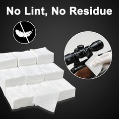 900 Pcs Gun Cleaning Patches 2in Lint Free Cloth Pads for Rifle Pistol Shotgun