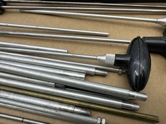 Lot 50+ Pcs Vintage Antique Gun Cleaning Rods Brass Aluminum Rifle Outers Hoppes