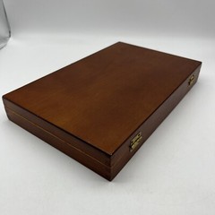 C1 Gunmaster Universal Gun Cleaning Kit Wood Case 29 Pieces.