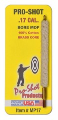 Pro-Shot MP17 Bore Mop .17 Cal Rifle #5-40″ Thread Brass Core