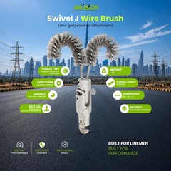 MADI Swivel J Wire Brush – Flexible Shotgun/Universal Attachment for Hard-to-…