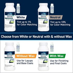 TotalBoat Marine Gelcoat for Boat Building, Repair and Composite Coatings (White