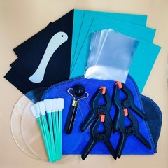 Trading Card Cleaning Kit Sports Card Care Accessory Pack with Acrylic Discs and