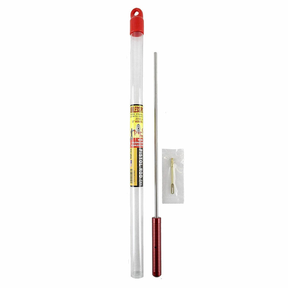 PRO-SHOT PRODUCTS Micro-Polished 12in Pistol 22 Cal and Up Cleaning Rod