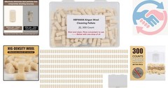Versatile Wool Felt Cleaning Pellets for Air Rifles & Pistols – .22 Caliber