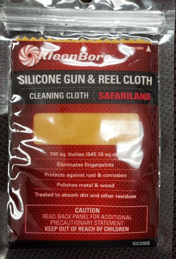 Kleen Bore Silicon Gun & Reel Cloth 100SQ In GC220S *NEW*