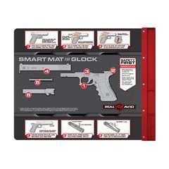 Real Avid Glock Cleaning Mat With Magnetic Parts Tray – 19”x 16” (AVGLOCKSM)