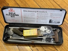 Vintage Outers Rifle Gun Cleaning Kit 22 Cal No. P-477 w/Shotgun Cleaner Parts