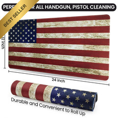 24×12 Thick Gun Cleaning Mat Waterproof Oil Resistant Non Slip Firearm Mat