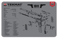 TekMat Handgun Cleaning Mat 1911 Gray