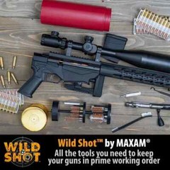 Wild Shot Gun Cleaning Kit with Shotgun Shell-shaped Storage Case New in Box