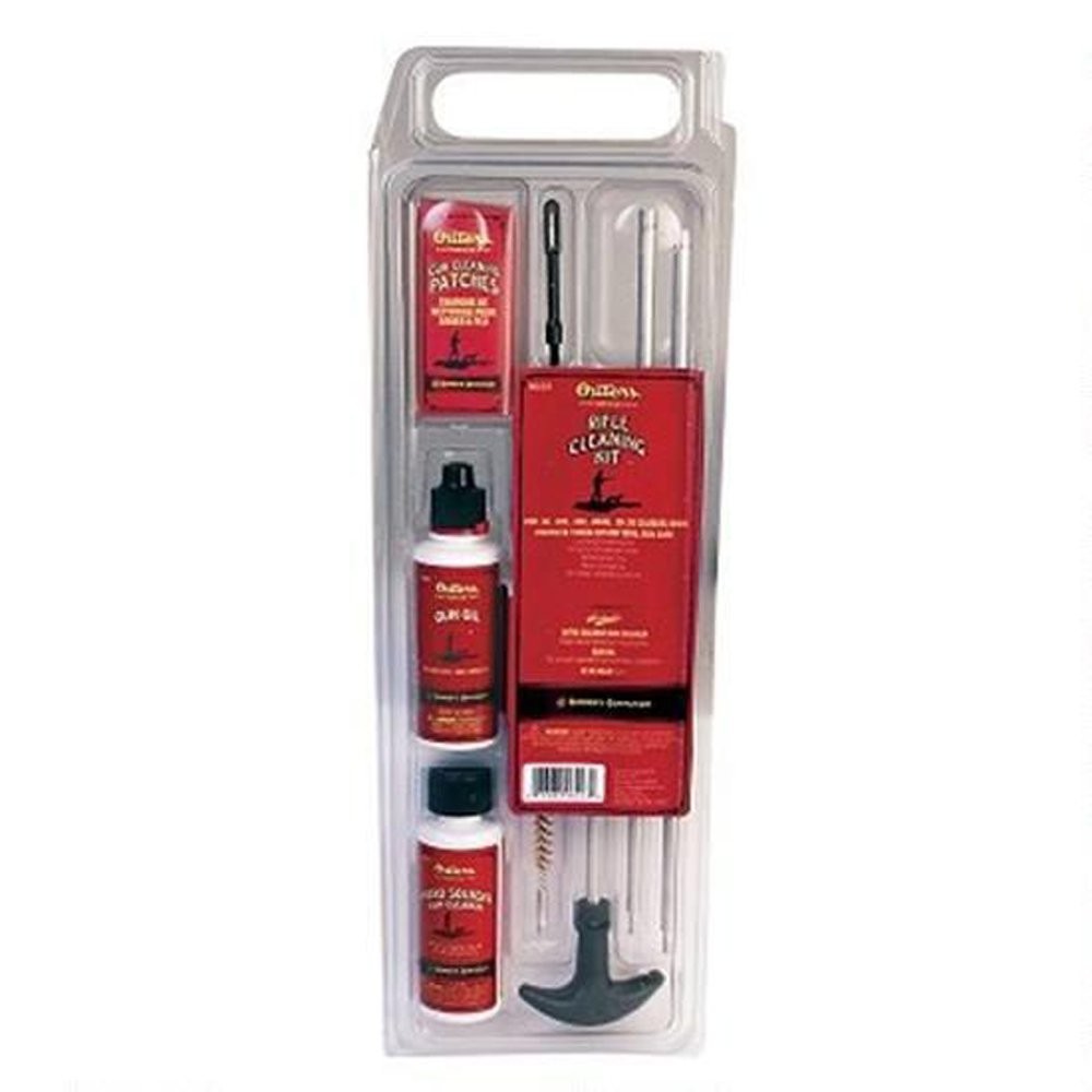 Outers 96416 Pistol Cleaning Kit 9mm 380 357 38 Aluminum Rod Clamshell