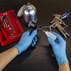 Professional 23 Pcs Set Cleaning Kit for Cleaning Spray Guns, Suction, Gravity,