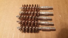 Five Bore Cleaning Brushes (5) for .45 Caliber Guns .44 .444 .458 Pistol