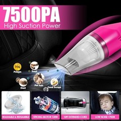 20PCS Car Cleaning Kit, Car Interior Detailing Kit with Red High Power Pink