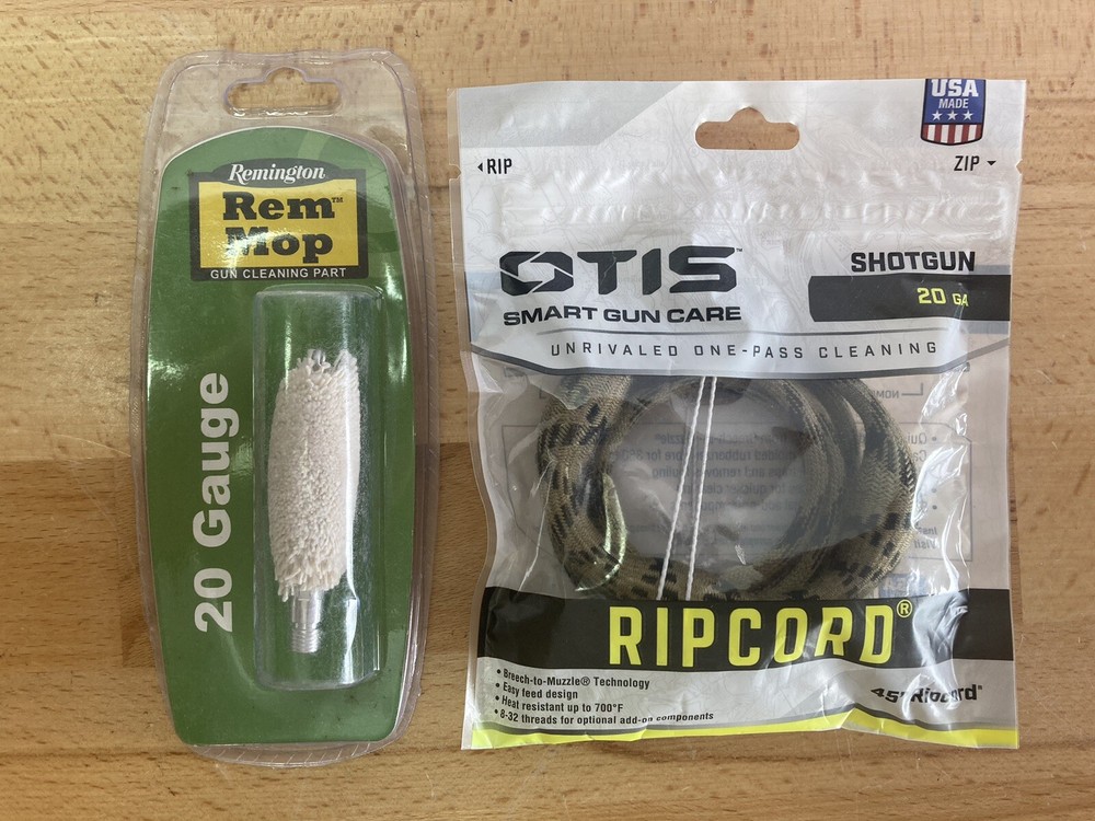 Otis Technologies Otis Ripcord 20 Gauge And Remington Cleaning Mop. 2 For 1