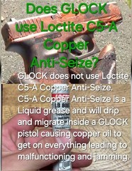 Copper Colored inky pudding fits GLOCK super 5ml sized Factory Lubricant