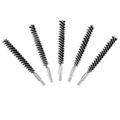 .250 cal 5 Pack Nylon Bristle Bore Cleaning Brush 8×32 Thread with 50 Patches