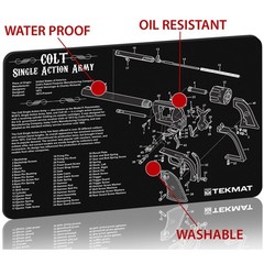 TekMat Original Gun Cleaning Mat – 17″ X 11″ – Colt Sinlge Action Army