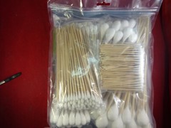 325 Count 6 Sizes Super Absorbent Low Lint Cotton Long Wood Handle Swabs