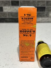 Hoppe’s 2 oz. No. 9 Gun Bore Cleaner Glass Bottle New!