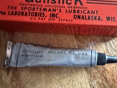 Vintage Gunslick The Sportsman’s Lubricant. Full Tube in Original Box