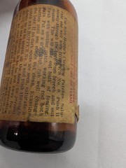 Vintage 1950s Hoppe’s No. 9 Nitro Powder Solvent Glass Bottle EMPTY