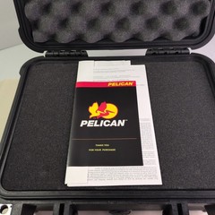 Pelican 1400 Protector Case | 13.4 × 11.6 × 6.0″ | Black | Removable Foam NIB