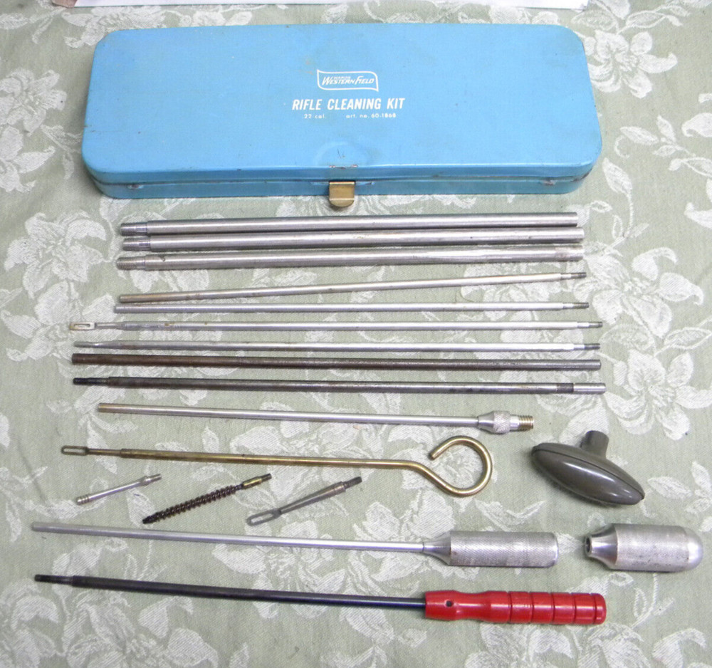 Vintage Wards Western Field .22 Rifle Cleaning Kit – No. 60-1868