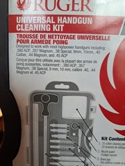 Allen Ruger Universal Handgun Cleaning Kit 18 Piece 380ACP to .45ACP 27836
