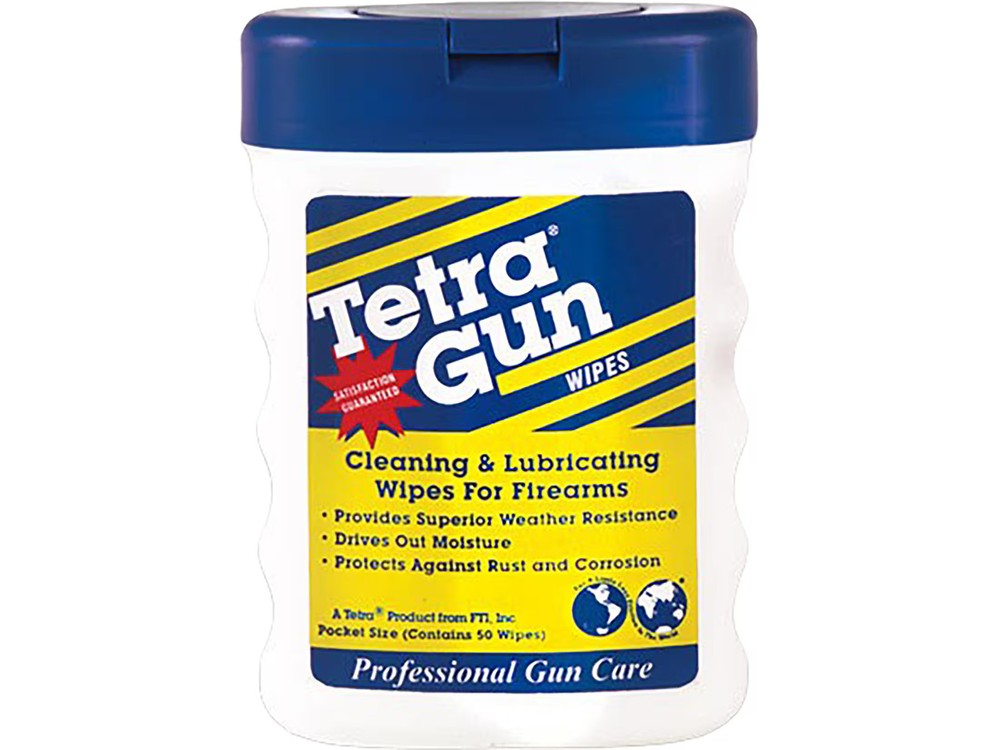 Tetra Gun Cleaning and Lubricating Gun Cleaning Wipes 50PK