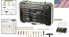 Gun Cleaning Kit Universal Rifle Pistol Shotgun Handgun Firearm with Case