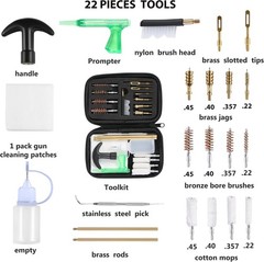 WEDNBB Pistol Cleaning Kit .22/.357/.38/9mm/.40/.45 Brass&Copper