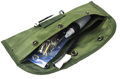 MaximalPower Gun Cleaning Kit Travel Pouch for Pistol 5.56mm .223 22LR .22 Cal