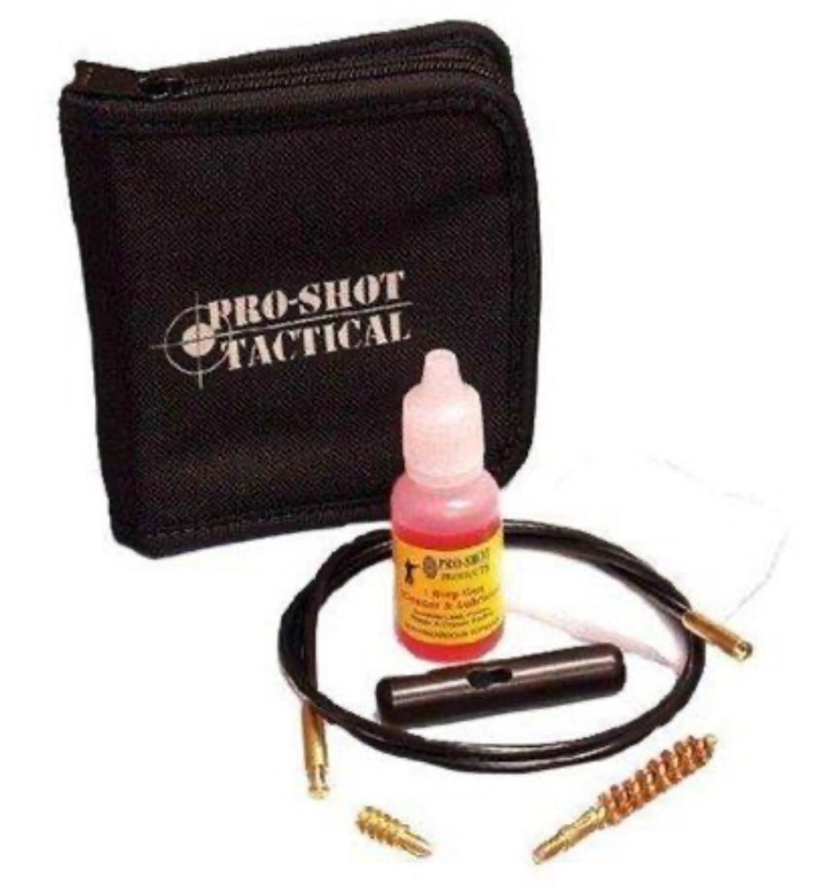 PRO-SHOT Tactical Pull Through Cleaning Kit for .40 Cal / 10mm #PTK40/10