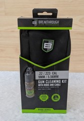 Breakthrough .22/.223cal/9mm/5.56mm Cleaning Kit w/ Rods & Cable BT-MPK-RH