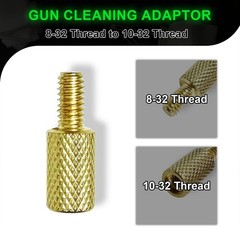 Rifle Cleaning Rod Brass Adapter 5-40/8-32 Male 8-32/5/16-27/10-32 Female 22
