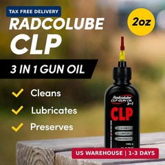 Radcolube – 3-in-1 CLP Gun Oil, Lubricates & Preserves All Types of Firearms, Mi
