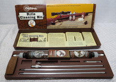 Vintage Outers 22 Caliber Rifle Cleaning Kit In Box With Plastic Case