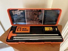 Vintage Hoppes 9 Gun Cleaning Kit With Orange Box