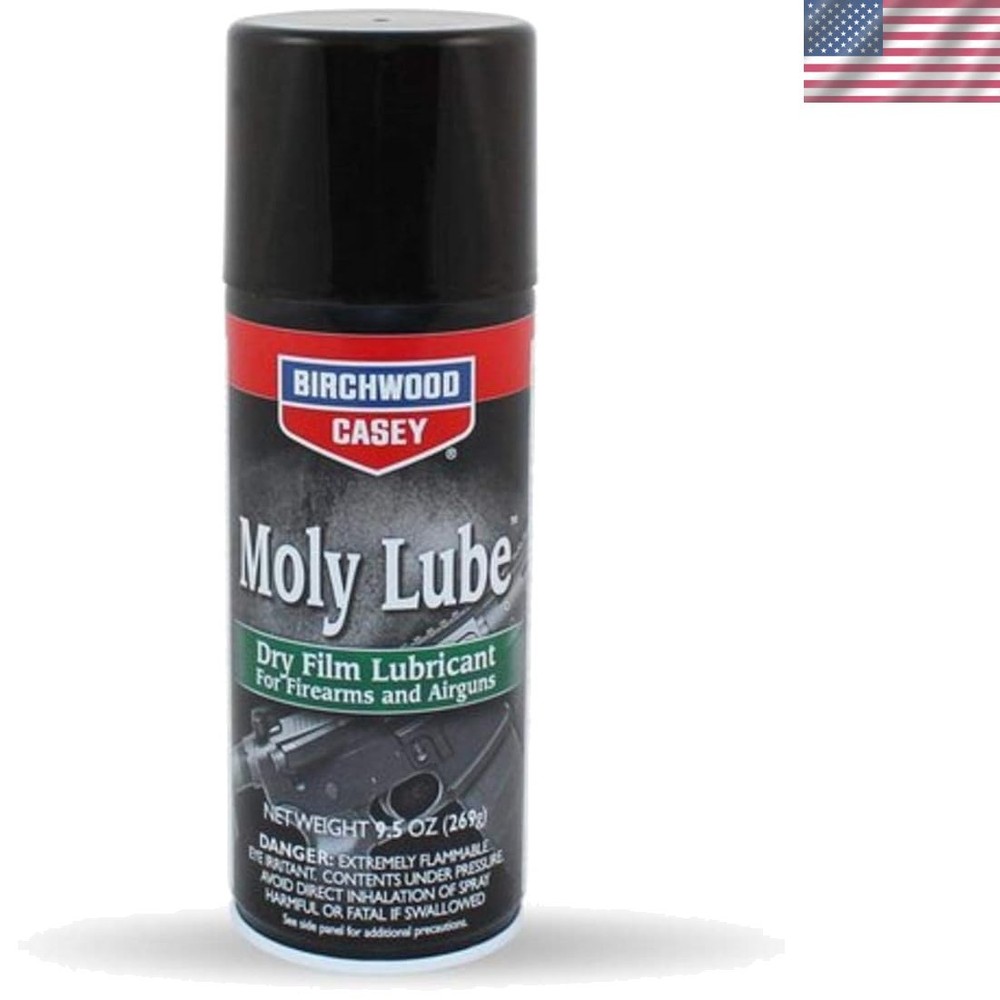 9.5oz Moly Lube Gun Lubricant – Fast Drying, High Lubricity for All Firearms