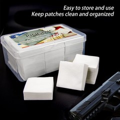 Thicker Cleaning Patches, 2” Highly Absorbent Low- Free Patches, for .22-.45…