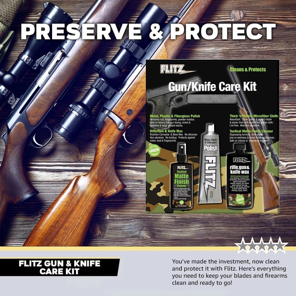 FLITZ Gun & Knife Care Kit KG41501P (SEE VIDEO)