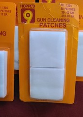 Hoppe’s Gun Cleaning Patches – 2 Sizes – 250 + Patches – No. 1204 & No. 1205