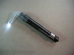 BORE LIGHT NEW BLACK SUPER BRIGHT LED GUNSMITH BORE LIGHT ! HUNTING GUN CLEANING