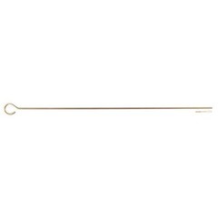 Dewey One-Piece 24” Brass Loop Rod #8-32 Thread W/ Slotted Tip – Made In USA