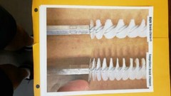 industriaL tube cleaning brush set 1/4”hex 5 piece 8,11,13,15,19mm White nylon