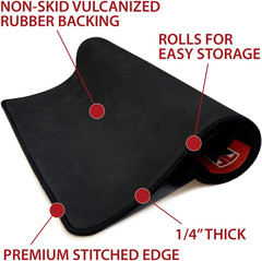 Ultra Cleaning Mat for Use with Ruger 10/22 , Black, 15″ X 44″